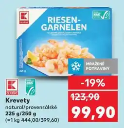 Kaufland Krevety natural/provensálské nabídka