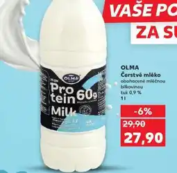 Kaufland Olma čerstvé mléko nabídka