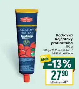 Billa Podravka Rajčatový protlak tuba nabídka