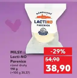 Kaufland MILSY Lacti-NO Parenica nabídka