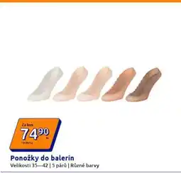 Action Ponožky do balerín nabídka