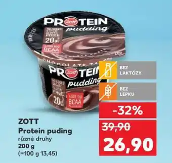 Kaufland Zott Protein puding nabídka