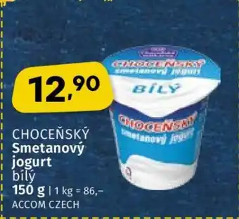 Coop Choceňský smetanový jogurt nabídka