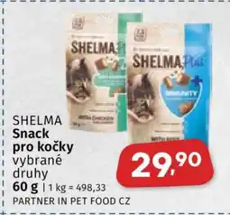 Coop SHELMA Snack pro kočky nabídka