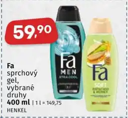 Coop FA sprchový gel vybrané druhy nabídka