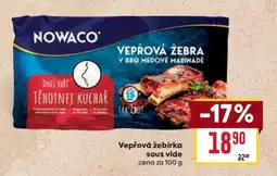 Billa Vepřová žebírka sous vide nabídka