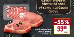 Billa Vepřová pečeně s kostí, plátky nabídka