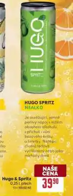 Billa Hugo Spritz Nealko nabídka