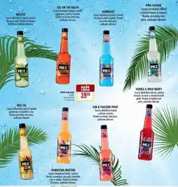 Billa MIX koktejl nabídka