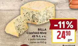 Billa BILLA Císařská Niva 45% t. v s nabídka