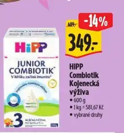 Albert HIPP Combiotik Kojenecká výživa nabídka