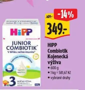 Albert HIPP Combiotik Kojenecká výživa nabídka