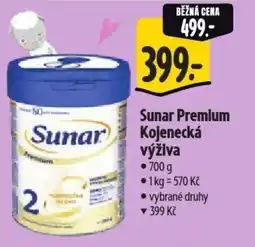 Albert Sunar Premium Kojenecká výživa nabídka