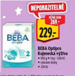 Albert BEBA Optipro Kojenecká výživa nabídka