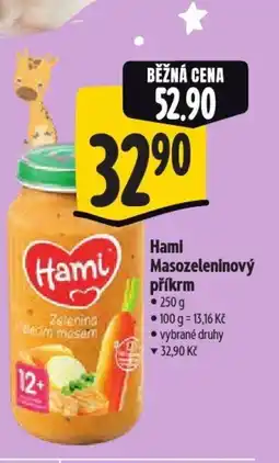 Albert Hami Masozeleninový příkrm nabídka