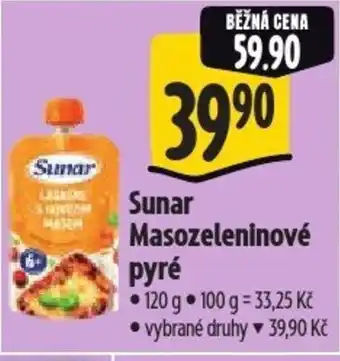 Albert Sunar Masozeleninové pyré nabídka