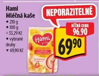 Albert Hami Mléčná kaše nabídka