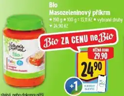 Albert Bio Masozeleninový příkrm nabídka