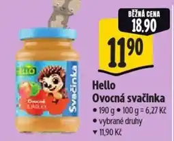 Albert Hello Ovocná svačinka nabídka