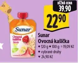 Albert Sunar Ovocná kašička nabídka