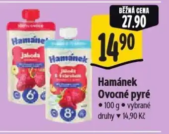 Albert Hamánek Ovocné pyré nabídka