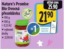 Albert Nature's Promise Bio Ovocná přesnídávka nabídka