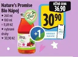 Albert Nature's Promise Bio Nápoj nabídka