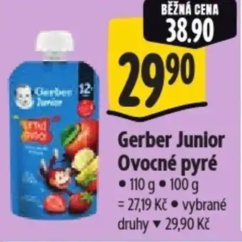 Albert Gerber Junior Ovocné pyré nabídka