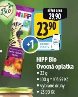 Albert HiPP Bio Ovocná oplatka nabídka