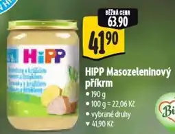 Albert HIPP Masozeleninový příkrm nabídka