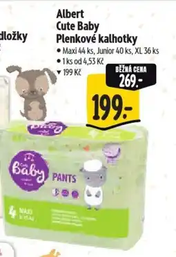 Albert Albert Cute Baby Plenkové kalhotky nabídka