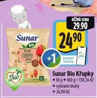 Albert Sunar Bio Křupky nabídka