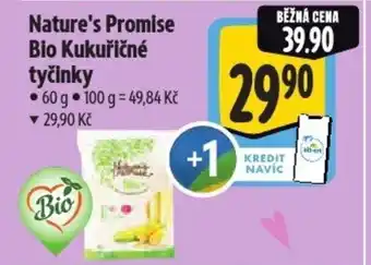 Albert Nature's Promise Bio Kukuřičné tyčinky nabídka