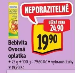 Albert Bebivita Ovocná oplatka nabídka