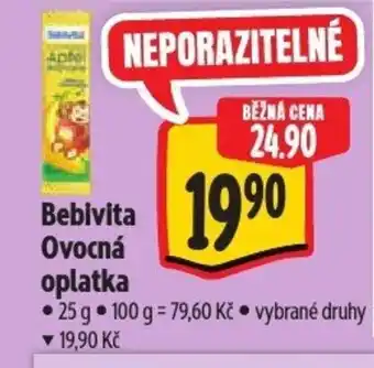 Albert Bebivita Ovocná oplatka nabídka