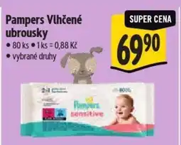 Albert Pampers Vlhčené ubrousky nabídka