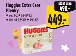 Albert Huggies Extra Care Plenky nabídka