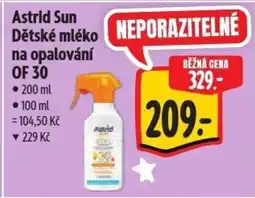 Albert Astrid Sun Dětské mléko na opalování OF 30 nabídka