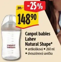 Albert Canpol babies Lahev Natural Shape nabídka