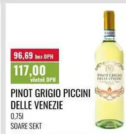 Ratio PINOT GRIGIO PICCINI DELLE VENEZIE, 0,751 SOARE SEKT nabídka