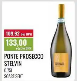 Ratio PONTE PROSECCO STELVIN, 0,751 SOARE SEKT nabídka