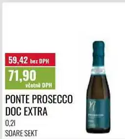 Ratio PONTE PROSECCO DOC EXTRA, 0,21 SOARE SEKT nabídka