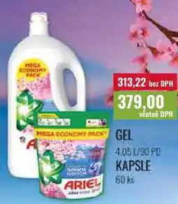 Ratio Ariel gelové kapsle 60 dávek, vybrané druhy nabídka