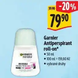 Albert Garnier Antiperspirant roll-on nabídka