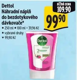 Albert Dettol Náhradní náplň do bezdotykového dávkovače nabídka