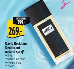 Albert David Beckham Deodorant natural sprej nabídka