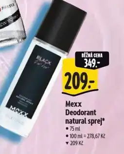 Albert Mexx Deodorant natural sprej nabídka