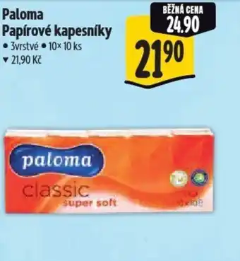 Albert Paloma Papírové kapesníky nabídka