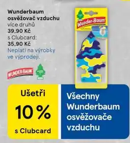 Tesco Wunderbaum osvěžovač vzduchu nabídka