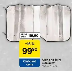 Tesco Clona na čelní sklo auta nabídka